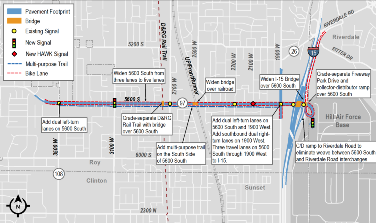 Roy’s 5600 South upgrade plans getting firmer — 238M project to start in 2023 News, Sports